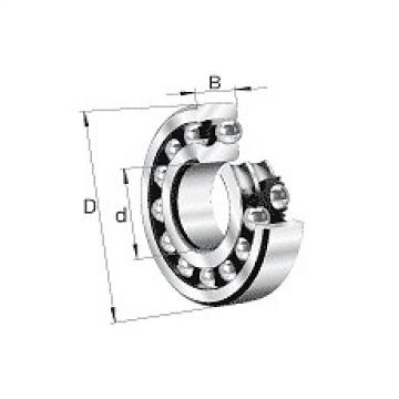 2210-TVH Self-aligning ball bearings Singapore FAG Self-aligning ball bearings 22, main dimensions to DIN 630