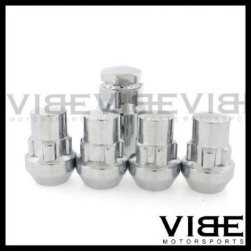 (4) 12X1.5 CHROME ACORN WHEEL LUG NUT LOCKS SET OF 4