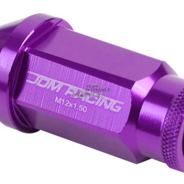 20PC M12 X 1.5 OPEN END ALUMINUM LUG NUT/WHEEL RIM LOCK+ADAPTER KEY PURPLE