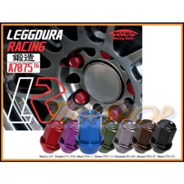 KICS LEGGDURA 35MM WHEELS LOCKS LUG NUTS 12X1.5 1.5 ACORN RIM FORGED BLUE 20 H