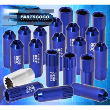 FOR ACURA M12x1.5 LOCKING LUG NUTS THREAD PITCH DRAG PERFORMANCE RIMS SET BLUE