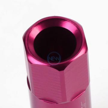 20pcs M12x1.5 Anodized 60mm Tuner Wheel Rim Acorn Lug Nuts Camry/Celica Pink