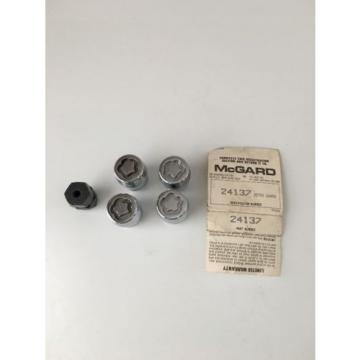 McGard 24137 Chrome 12x1.5 Cone Seat Locking Lug Nuts - 4 Wheel Locks and 1 Key