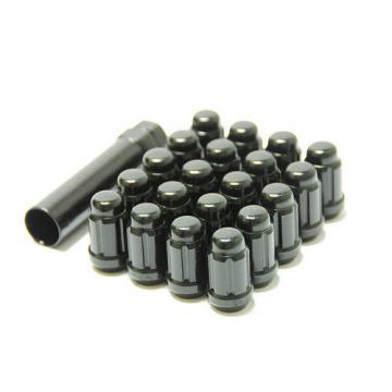 MUTEKI WHEEL LUG NUT M12x1.25 BLACK CLOSE END SPLINE KEY LOCK 41885B