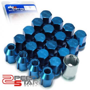 X20 RACE RIM/WHEEL BLUE LOCK/LOCKING LUG NUTS M12X1.5