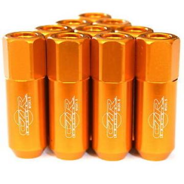 16PC CZRracing GOLD EXTENDED SLIM TUNER LUG NUTS LUGS WHEELS/RIMS (FITS:HONDA)