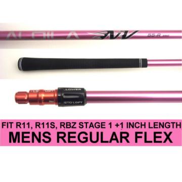 TaylorMade R11 R9 RBZ Aldila Pink NV 55 REGULAR Driver SHAFT+SLEEVE Tip Adapter