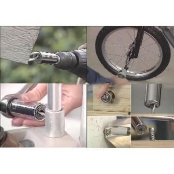 HANDYMAN Ratchet MAGICAL GRIP Universal Socket Wrench Sleeve 7-19MM Adapter set