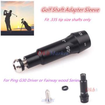 New Golf Shaft Adapter Sleeve Right Hand .335 For Ping G30 Driver Fairway Black