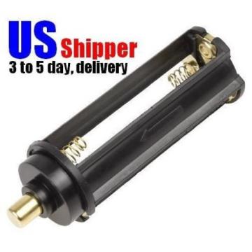 Heavy Duty AAA Battery Adapter Flashlight using 18650 with sleeve WIDE BARREL