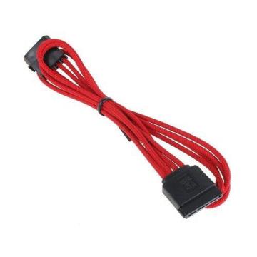 BitFenix 45cm Molex to SATA Adapter - Sleeved Red/Black