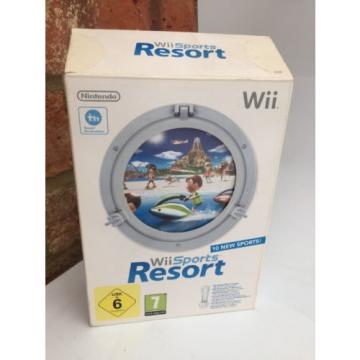 Wii Sports Resort Box Set w Game Motion Plus Adapter and Silicon Sleeve Complete