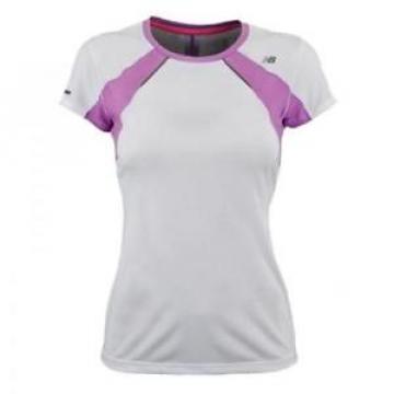 New Balance Women&#039;s NBx Adapter Short Sleeve Tee: White/Violet