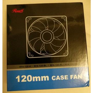 Rosewill RFA-120-K - 120mm Computer Cooling Fan with LP4 Adapter: Sleeve Bearing