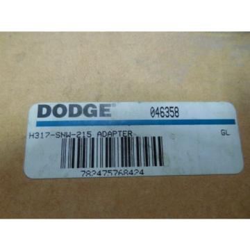 NEW Dodge H317-SNW-215 Bearing Adapter Sleeve 2-15/16&#034;
