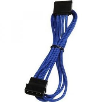 Cavo BitFenix Molex su SATA Adapter 45 cm - sleeved blu/nero