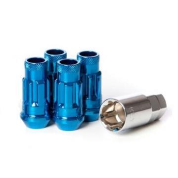 MUTEKI SR48 4 WHEELS LOCK LUG NUTS SET 12X1.5 1.5 ACORN RIMS OPEN END BLUE L