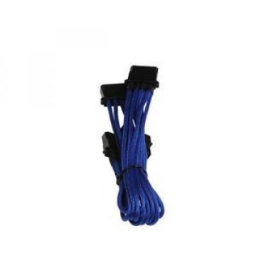 Cavo BitFenix Molex su 3x Molex Adapter 55cm - sleeved blu/nero