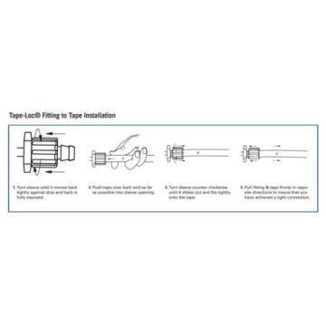 FHS-06-LS-WS, 5/8&#034; Drip Tape X 3/4&#034; FHT Swivel, Loc-Sleeve X Garden Hose Adapter