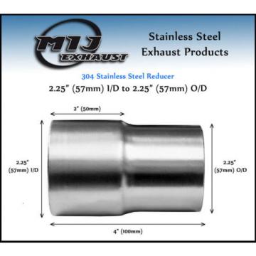 All Size Exhaust Reducer Sleeve Swaged Pipe Adapter Flared Connector Flange Tube