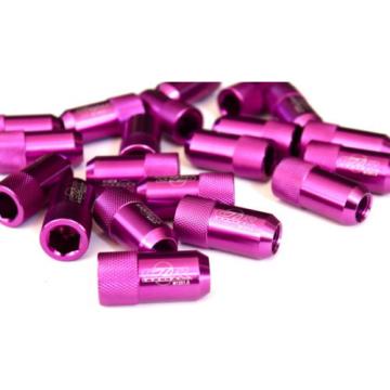 16PC CZRRACING PURPLE SHORTY TUNER LUG NUTS NUT LUGS WHEELS/RIMS FITS:MITSUBISHI