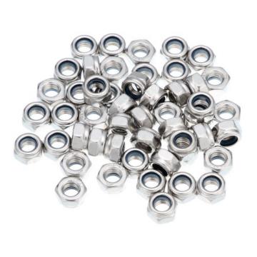 A2 Marine Grade Stainless Steel Nyloc/Nylon Insert Locking Nuts M4-M18 Choose