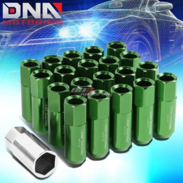 20 PCS GREEN M12X1.5 EXTENDED WHEEL LUG NUTS KEY FOR DTS STS DEVILLE CTS