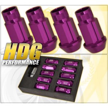 FOR BUICK M12X1.5 LOCKING LUG NUTS RACING ALUMINUM TUNER WHEEL 20PC KIT PURPLE