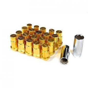 GODSPEED GOLD M12X1.5MM T4 EXTENDED RIM WHEEL LUG NUTS NUT WITH LOCK CIVIC EG EF