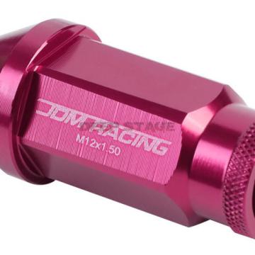 FOR CORVETTE MALIBU IMPALA 20 PCS M12 X 1.5 50MM LUG NUT+ADAPTER KEY PINK