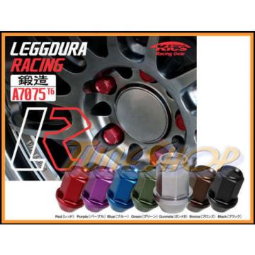 KICS LEGGDURA 35MM WHEELS LOCKS LUG NUTS 12X1.25 1.25 ACORN RIM FORGED GUN-M N