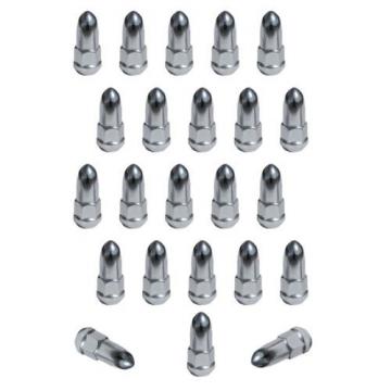 (23) 1/2&#034; Chrome Lug Nuts Bullet Bulge Style Jeep Wrangler TJ YJ XJ KJ KK ZJ MJ