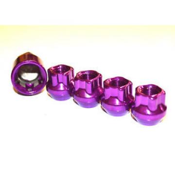 NNR OPEN ENDED SPLINE LUG NUT WHEEL LOCK SET PURPLE 12X1.25 NNR-LN-WLOS12125PR