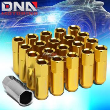 20 PCS GOLD M12X1.5 EXTENDED WHEEL LUG NUTS KEY FOR CAMRY/CELICA/COROLLA