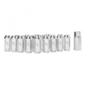 MISHIMOTO Aluminum Locking Lug Nuts 12x1.25 Silver 20pcs