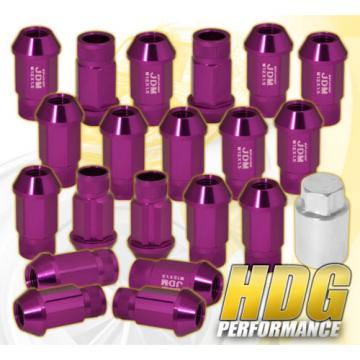 UNIVERSAL 12MMX1.5MM LOCKING LUG NUTS THREAD PITCH PERFORMANCE RIMS SET PURPLE