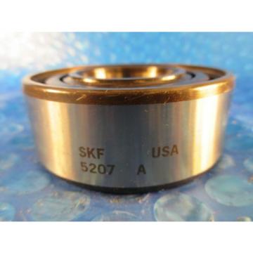 SKF 5207A Double Row Ball Bearing (3207A) 35 mm ID x 72 mm OD x 27 mm W, USA