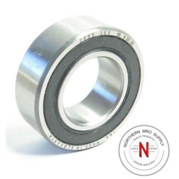 INA 3005-2RS DOUBLE ROW, ANGULAR CONTACT BEARING, 25mm x 47mm x 16mm, DBL SEAL