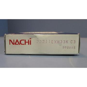 NACHI 22211EXW33K C3 Double Row Roller Spherical Bearing 55 x 100 x 25mm NIB