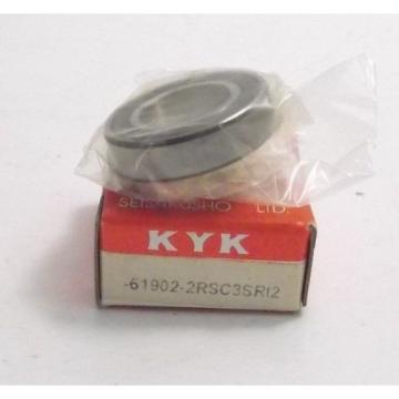 KYK 61902-2RSC3SR12 Single Row Bearing - Double Sealed - Prepaid Shipping