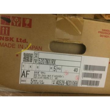 NSK BEARING  5207NX1RX   DOUBLE ROW ANGULAR CONTACT