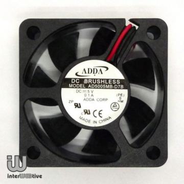 ADDA 50mm 5CM 5015 5V USB Double Row Ball Bearing computer case fan 0.1A 2400RPM