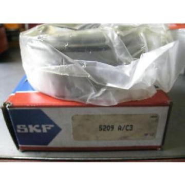 SKF 5209 A/C3  Ball Bearing, Double Row Angular Contact