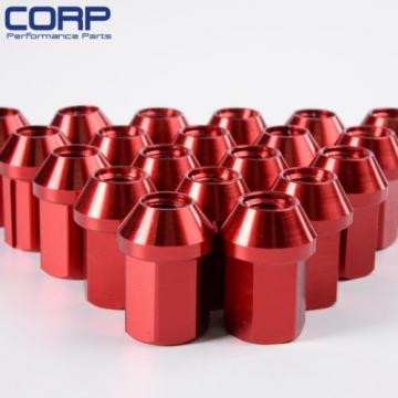 20pcs Racing Wheel Lug Nuts Aluminum M12x1.25 Locking For S13 S14 200SX Red