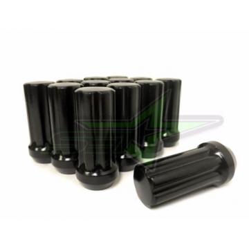 24 BLACK SPLINE TRUCK LUG NUTS | 14X2.0 | FORD NAVIGATOR F-150 EXPEDITION LOCKS