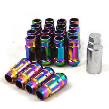 NNR PERFORMANCE EXTENDED LUG NUT SET W/LOCK FITS NISSAN 12X1.25 NEO CHROME