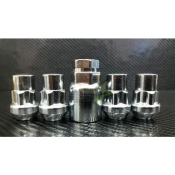 LOCKING LUG NUTS WHEEL LOCKS 12X1.25 CHROME BULGE ACORN 4 SUBARU STI  BRZ FR-S