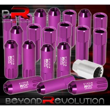 FOR HONDA 12x1.5MM LOCKING LUG NUTS 20 PIECES FORGED ALUMINUM WHEELS RIMS PURPLE