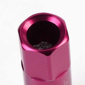 20PC M12 X 1.5 EXTENDED ALUMINUM LUG NUT/WHEEL RIM LOCK+ADAPTER KEY PINK