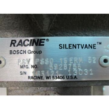 Racine Bosch Silentvane PSVPSSO15ERM52 # 5928755 New old Stock Pump
